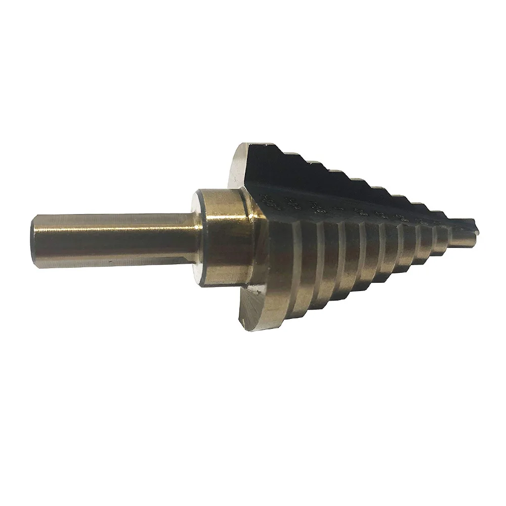 5pcs Titanium Step Drill Bit Tool Set 50 Sizes High Speed Steel Step Cutter Drill Bit Set Tool Hole Cutter Power Tools Accessori