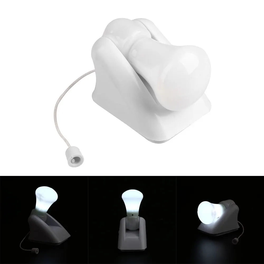 Portable Pull Cord On/Off LED Light Adhesive Wall Mount For Closet Bedroom | Лампы и освещение