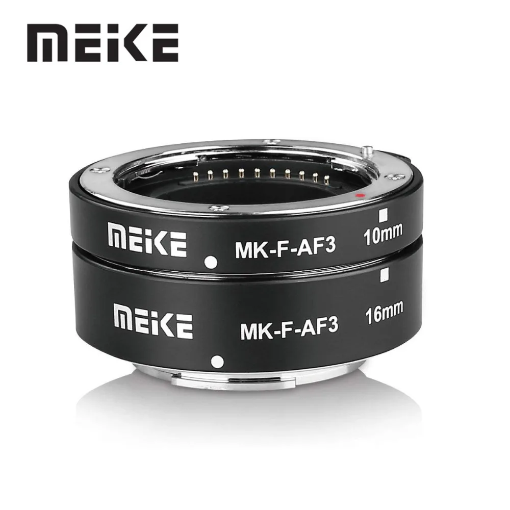 Economici Meike MK F AF3 Metallo Messa A Fuoco Automatica Macro Tubo di Prolunga per Fujifilm X T20 XT2 X T10 XT3 XT100 X H1 X A5 X PRO2 X A1 X T1 XT30 X T3