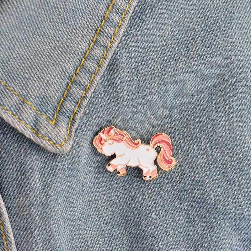 

New 1pcs My Pony Donkey Button Badge Cartoon Badge Button Buckle Badge Round Brooch Gift