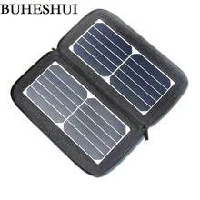 BUHESHUI Sunpower 30 Вт 20 Вт Солнечная Панель Солнечное зарядное устройство для телефона зарядное устройство для путешествий водонепроницаемый складной портативный