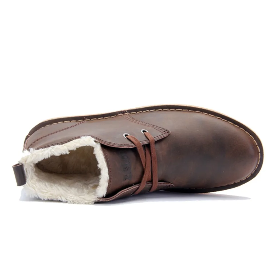 mens lined chukka boots