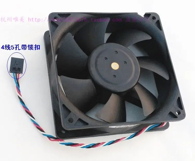 NIDEC TA450DC B35502-35 12038 12 см для DELL 4PIN двойной шарикоподшипник 12 В 1.4A Вентилятор охлаждения