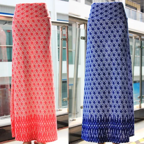Long Skirt Special Offer Tutu Saia Longa 2015 Ebay Speed To Sell Through The New Style Of Field Rural Wind Stripe Sk06 | Женская одежда