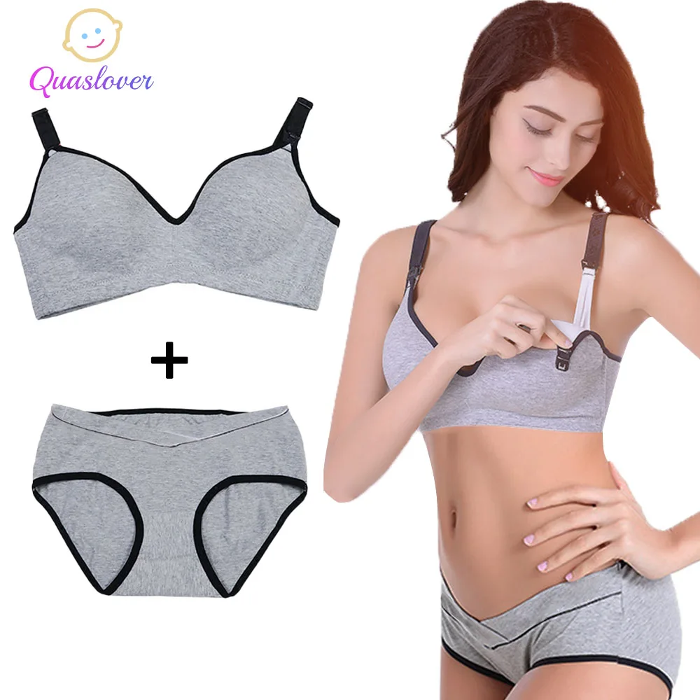 

Pregnant Bra For Pregnant Underwear Set Women Maternity Nursing Bra Breast Feeding Bra Panties Breastfeeding Clothes For Nursing