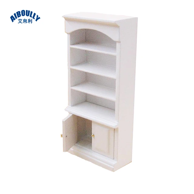 1 12 Dollhouse Doll Furniture White Bookcase Model House Props 1 12 Dollhouse Doll Furniture White Bookcase Model House Props Accessories Use