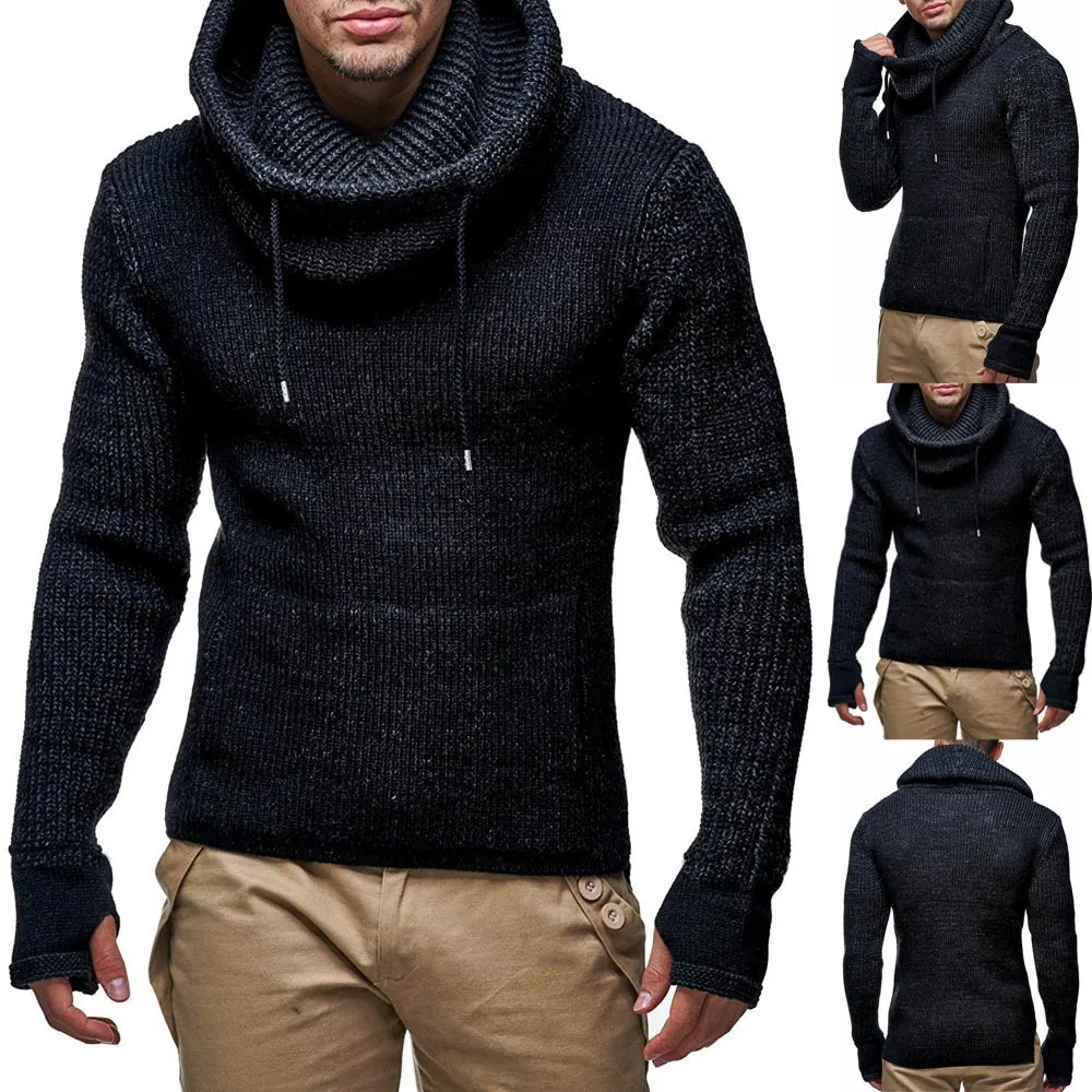 Женская одежда, мужской длинный тонкий пуловер с высоким воротником, свитер, вязаный джемпер, топы, блузка, Осень-зима, Camisola, список#5