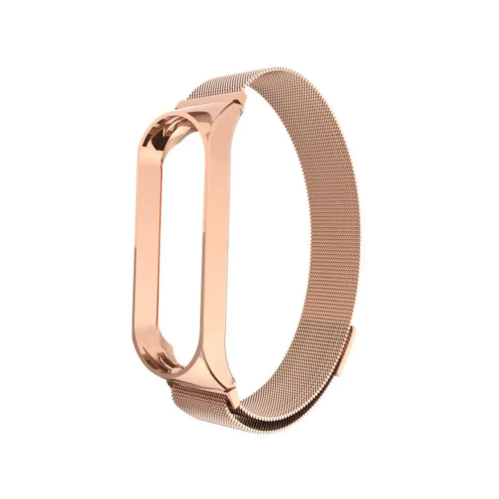 

For Xiaomi MI Band 3 4 Smart Bracelet Magnetic Metal Loop Strap Wrist Band Smart Bracelet Accessories