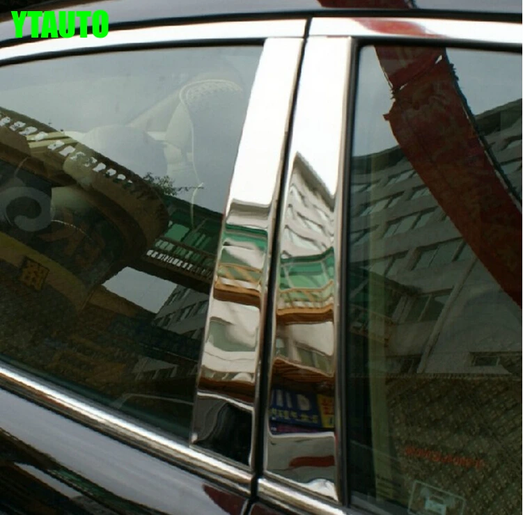 

Auto middle window trims pillar trim for Toyota Camry 2012-2015,6pcs/set,stainless steel,car styling accessories
