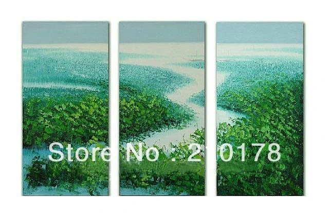 

handmade oil painting on canvas modern 100% Best Art Landscape oil painting original directly from artis LA3-122