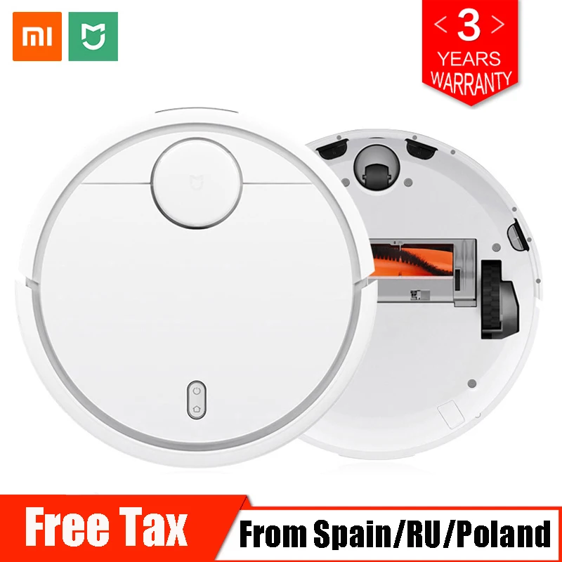 Original Xiaomi Mi Robot Vacuum Cleaner for Home Automatic Sweeping Dust Cleaner Smart Planned WIFI Mijia APP Remote Control