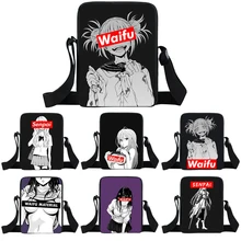 Sugoi Senpai аниме Waifu новая Персонализированная сумка-мессенджер с принтом женская мужская сумка Детская маленькая сумка через плечо