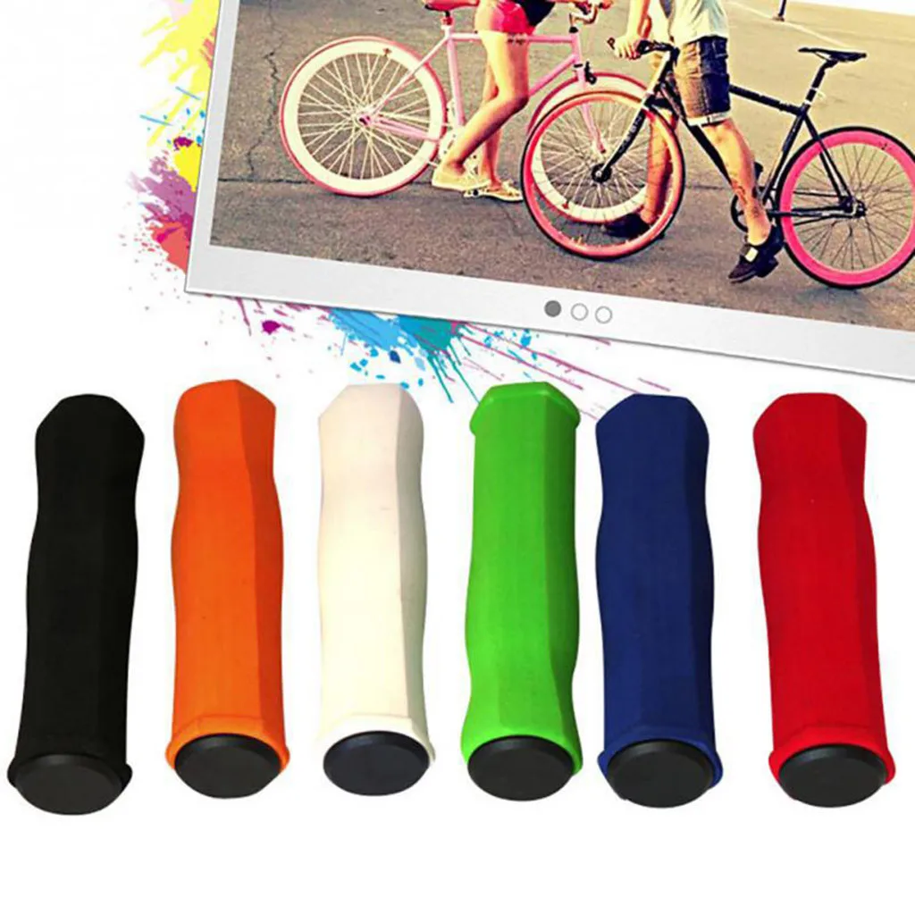 

2PCs Bike Racing Bicycle Motorcycle Handle Bar Foam Sponge Grip Cover Non-slip