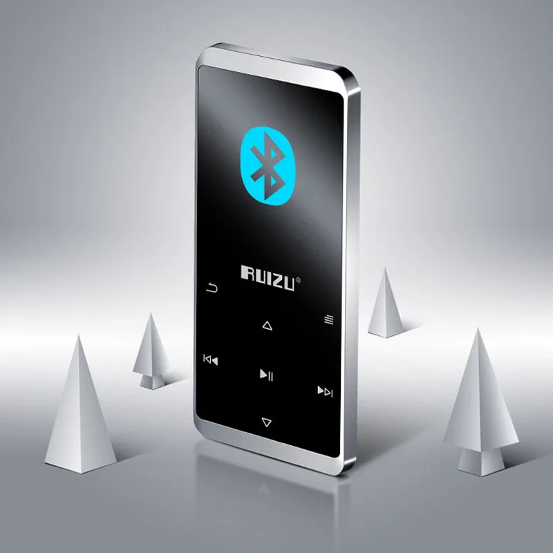 Новейший Bluetooth MP3 плеер с сенсорным экраном RUIZU ультратонкий музыкальный 8 ГБ