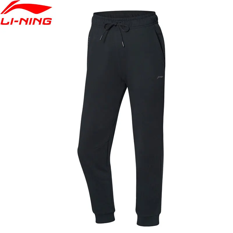 

Li-Ning Women Training Series Sweat Pants Regular Fit 3D Fitting 100%Cotton LiNing Sports Fitness Pants Trousers AKLP204 WKY229