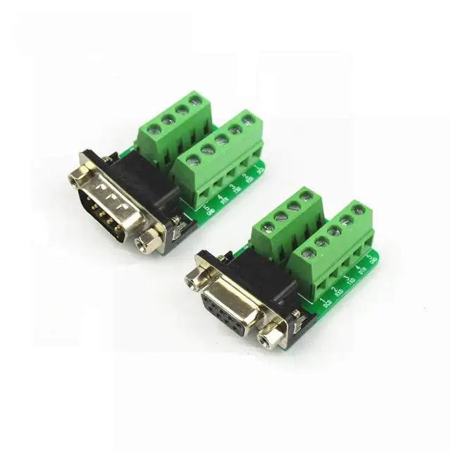 RS232 / 422 / 485 Signals Breakout Board Serial Port Header DB9 Male
