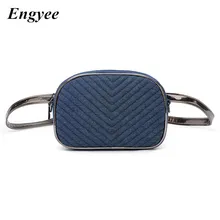 Engyee Высокое качество Женская поясная сумка Модная Джинсовая поясная сумка модные женские сумки на плечо с цепочкой маленькая сумочка сумка на пояс