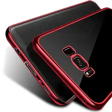 Luxury Plating Soft TPU Silicone Case For Samsung Galaxy S8 S8 Plus Note 8 A5 A3 A7 Phone Cover For Samsung S7 S8 Plus Case
