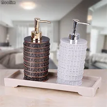 Смола Европейский минималистский Лосьон бутылка Ретро Главная Клуб ручная бутылка для антисептика Ванная комната гель для душа шампунь бутылочка для жидкого мыла