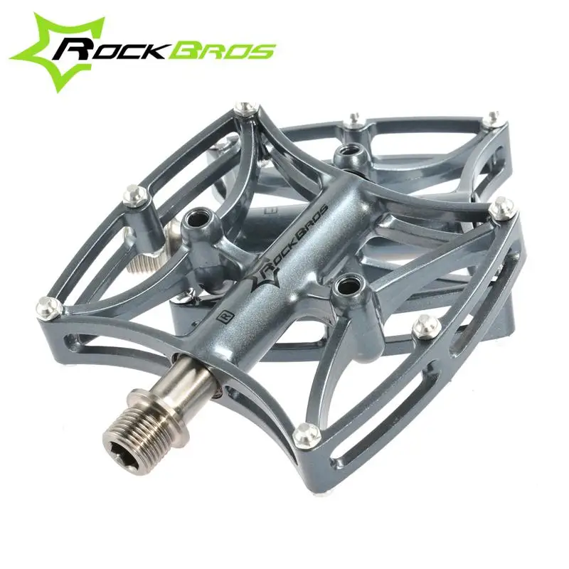 

ROCKBROS MTB BMX Magnesium Chrome-molybdenum steel Bearing Pedals Bike Cycling Pedal Platform Bicycle platform Pedals, 3 Colors