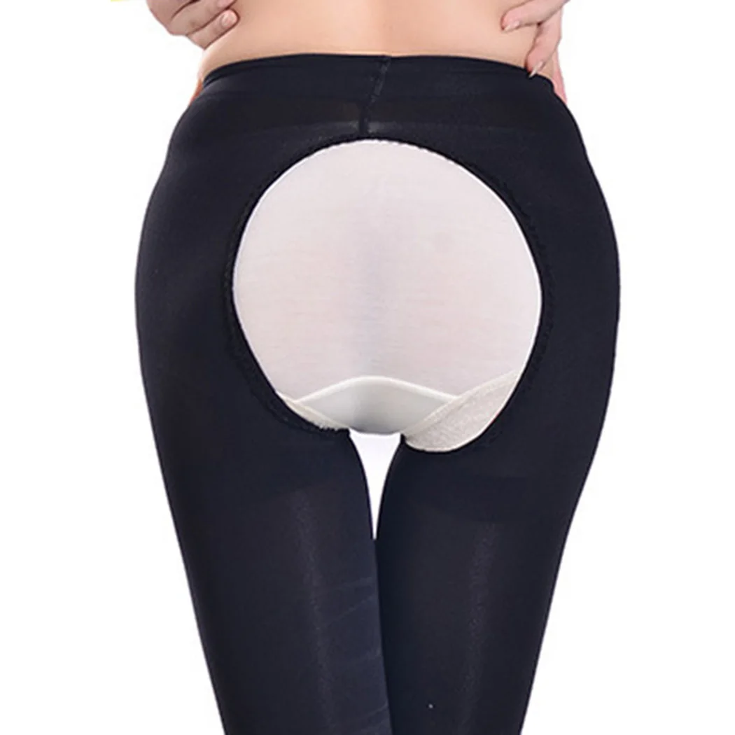 

New Sexy Women Spring Summer Tights Open Crotch Sheer Seamless Pantyhose Silk Stockings Black Nude Color Medias De Mujer 2019