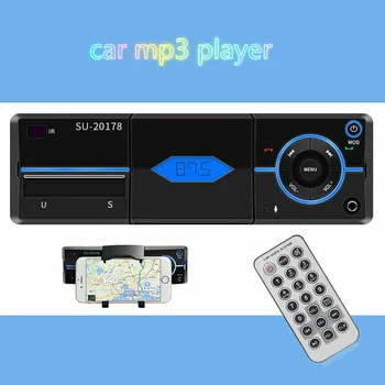 

Autoradio Bluetooth 1 DIN Car In-Dash Head Unit w/ Stereo Audio FM MP3 Radio Player USB