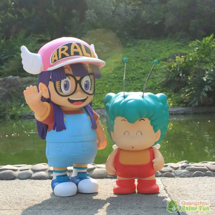 2 шт./компл. Dr. Slump игрушка из аниме Arale с летающим capanime ПВХ Куклы 40 см высота прекрасная форма - Цвет: A styles