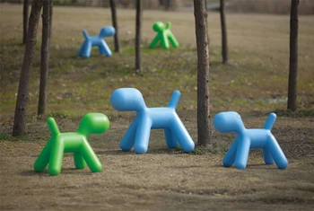 

Minimalist modern living room furniture Adult Plastic Dog Chair Puppy Chair Plastic Toy Play Chair Super Big Size leisure chair