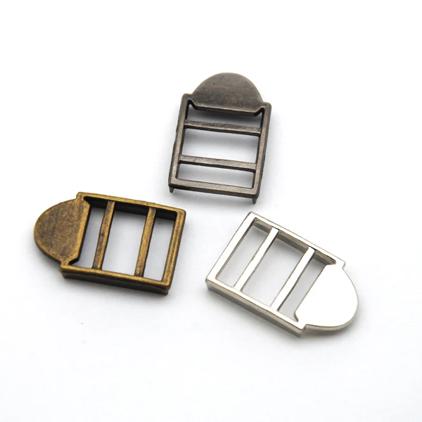 40pcs/lot 15mm metal alloy adjustable buckle bag backpack luggage slide