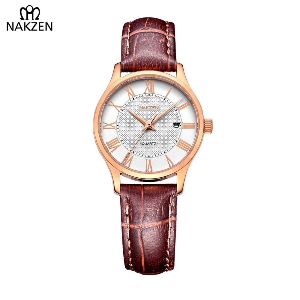 

NAKZEN Luxury Brand Popular Simple Woman Watch Attractive Waterproof Stylish Ladies Watch 2018 Famous Female Relojes Mujer Gift