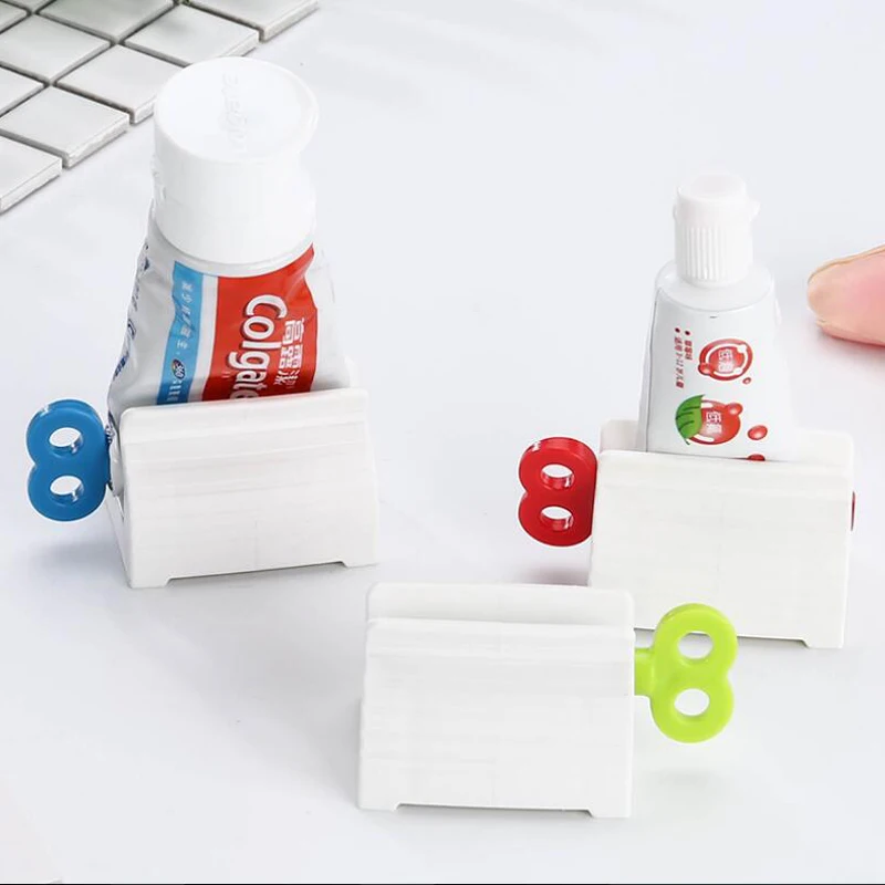 Toothpaste Device Multifunctional Toothpaste Dispenser Facial Cleanser Squeezer Clips Manual Lazy Toothpaste Tube Squeezer Press