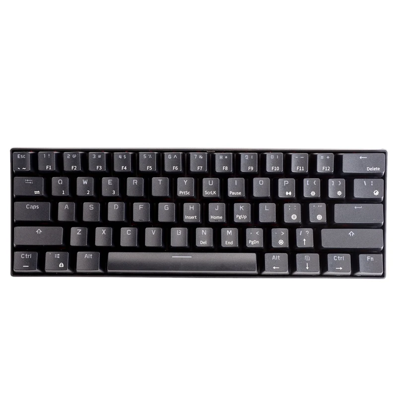 

PPYY NEW -RK61 Wireless Bluetooth Mechanical Game Portable Keyboard 61 Keys Rgb Mechanical Keyboard