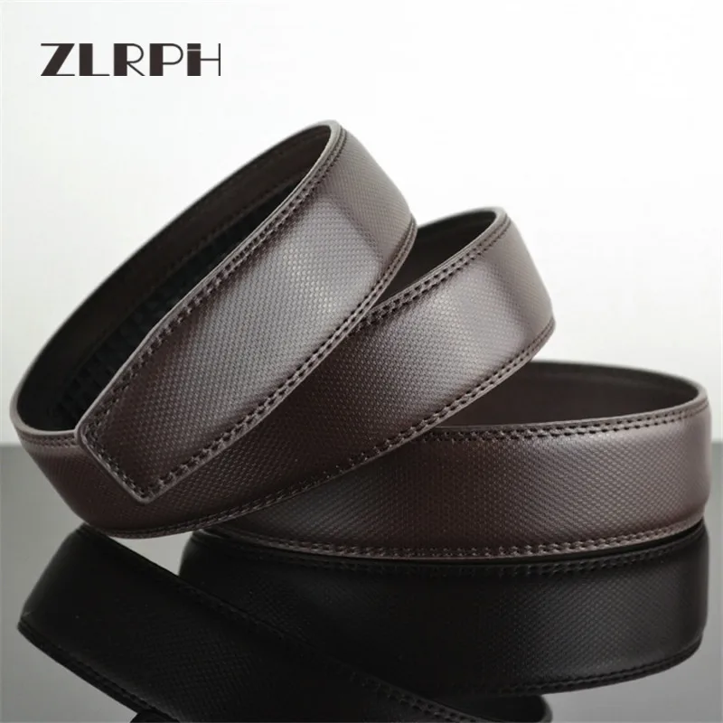 ZLRPH Leather belt strip automatic buckle belt body Brown GZYY ZD179-in Men&#39;s Belts from Apparel ...