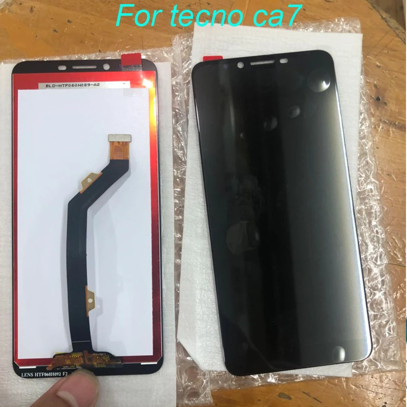 100% протестирован OK для tecno ca7 ЖК дисплей + сенсорный экран дигитайзер в