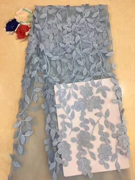 

Nigerian Lace Fabric 2019 High Quality Lace Lace Fabric Wedding White African With Sequins Nigerian French Lace Fabric White(FJ2