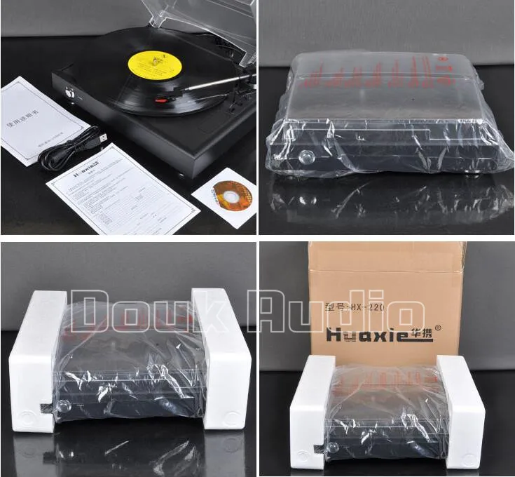 Музыкальный проигрыватель Douk Audio Hi Fi 3 скоростной стерео Проигрыватель виниловых