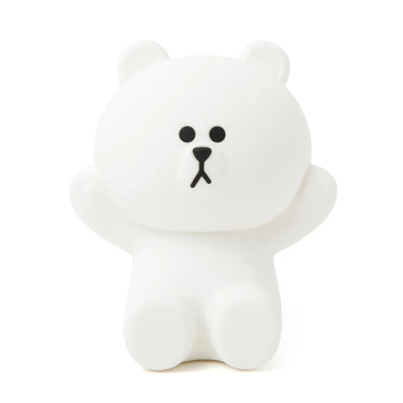  Dimmable Novel Cute Bear Rabbit Mini LED Rechargeable USB Night Light Led Lights For Home Baby Lamp - 32862954820