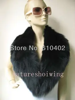 

Women's Winter Fashion Best Real Fox Fur Handmade Collar Warm Soft