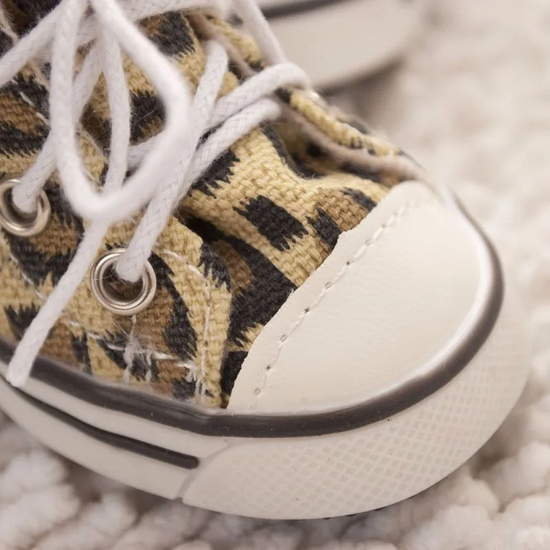 Домашние животные собака леопардовая Обувь Щенок Спортивная обувь противоскользящие ботинки кроссовки теплая одежда для собак Зима зимняя обувь