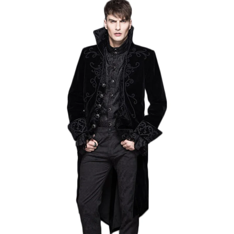 roupa gótica masculina