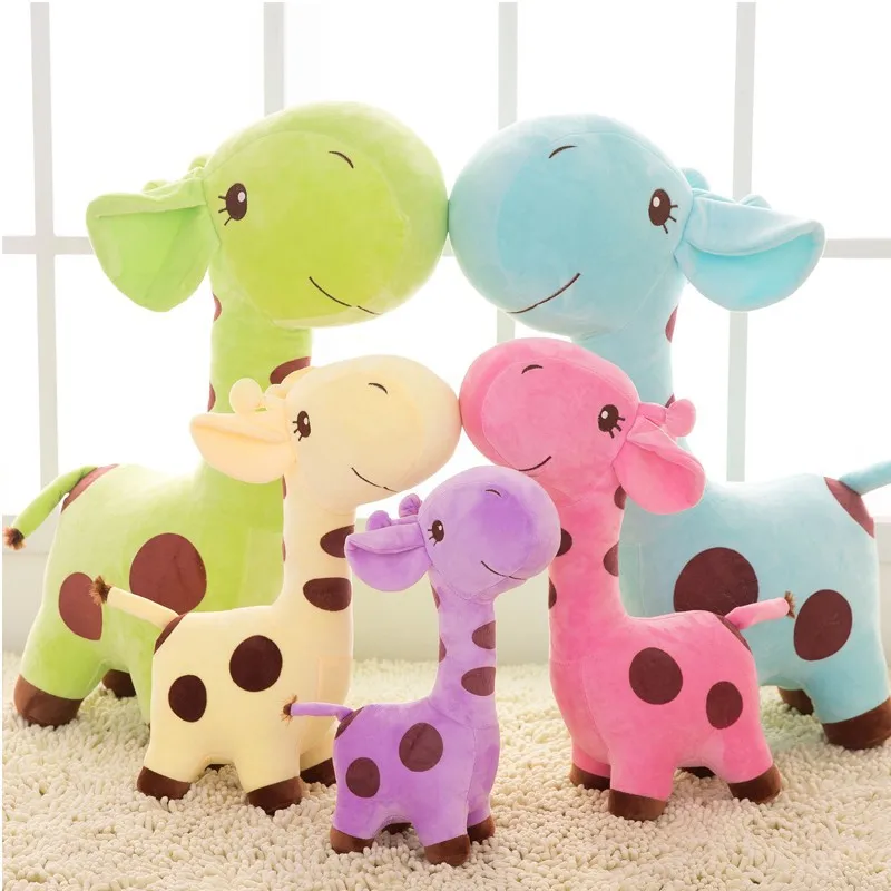 

Giraffe plush toys stuffed plush PP cotton deer doll Sika Deer kids toys baby birthday gift Baby toys