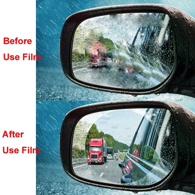 

Car rearview mirror rain Eyebrow Shield Anti fog Water film For bmw e46 e90 ford focus 2 volkswagen ALL Model car accessories
