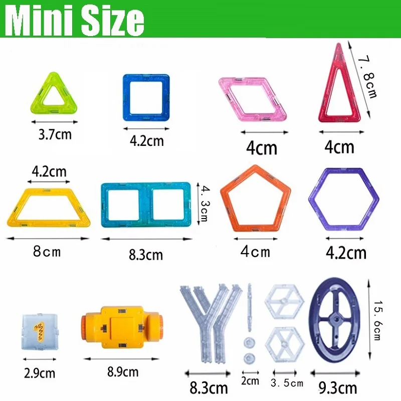 32-352 шт Мини магнитные блоки Сделай Сам Магнитный конструктор Набор для строительства модель и строительная игрушка неограниченное количество creativit игрушки для детей