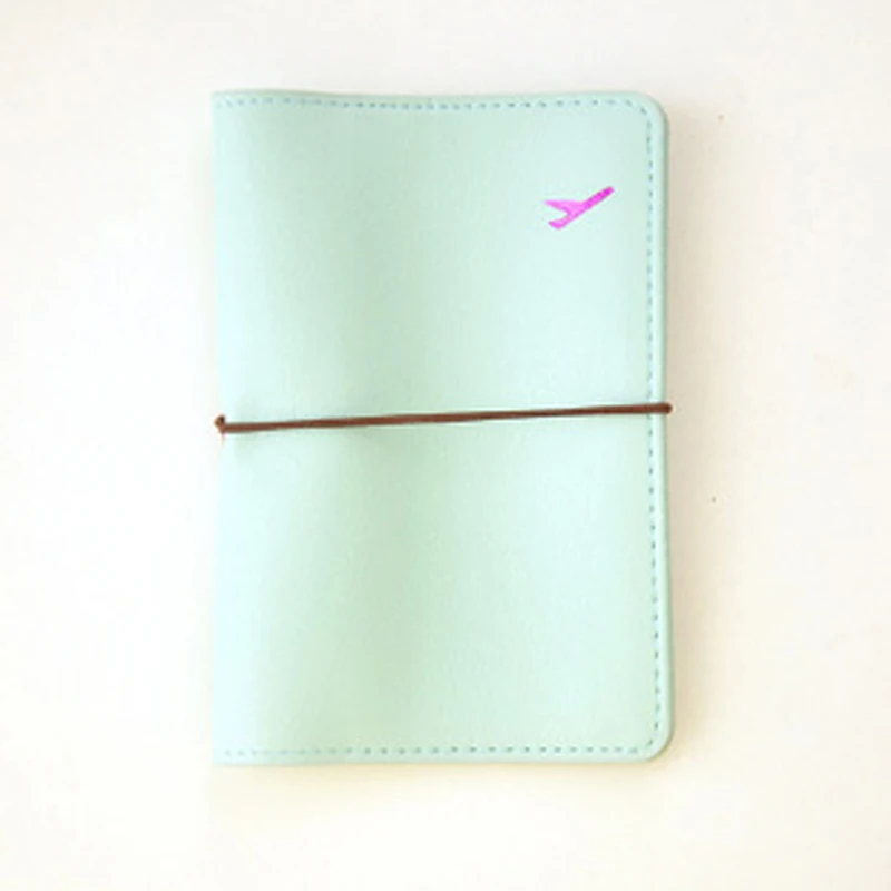  passport holder passport cover solid passport wallet leather travel wallet id card holder pochette passeport lovely 