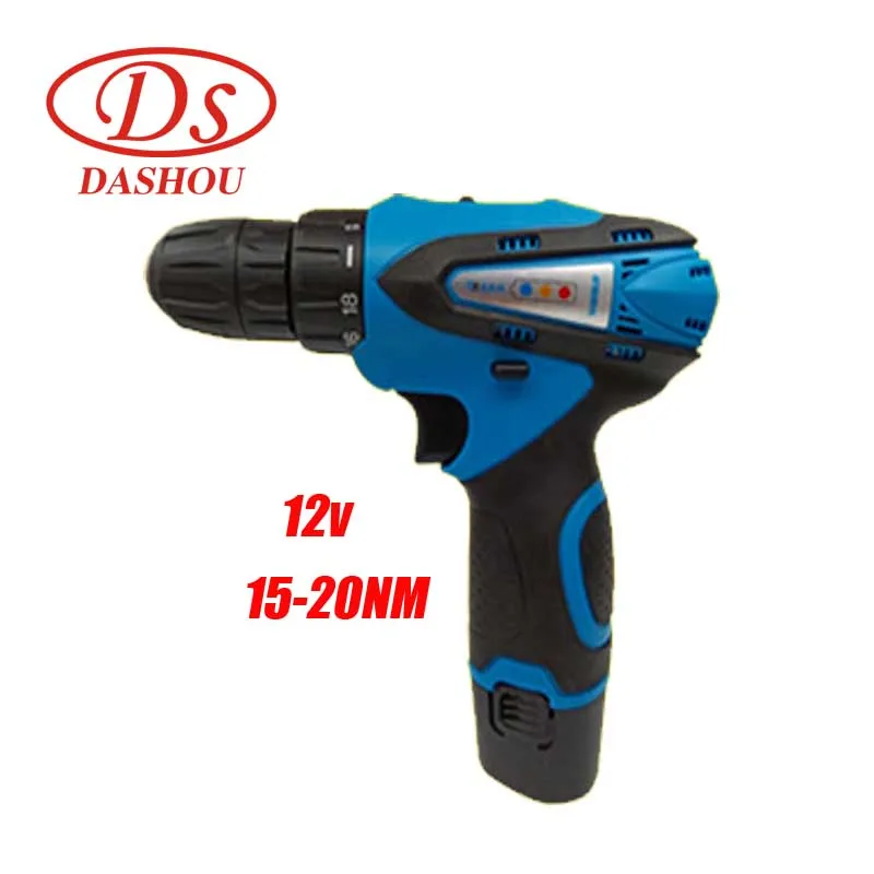 

DS DIY Rechargeable Hand Drill Electric Screwdriver 12V/21v Mini Electric Drill Power Tools 50NM Home Mini Drill