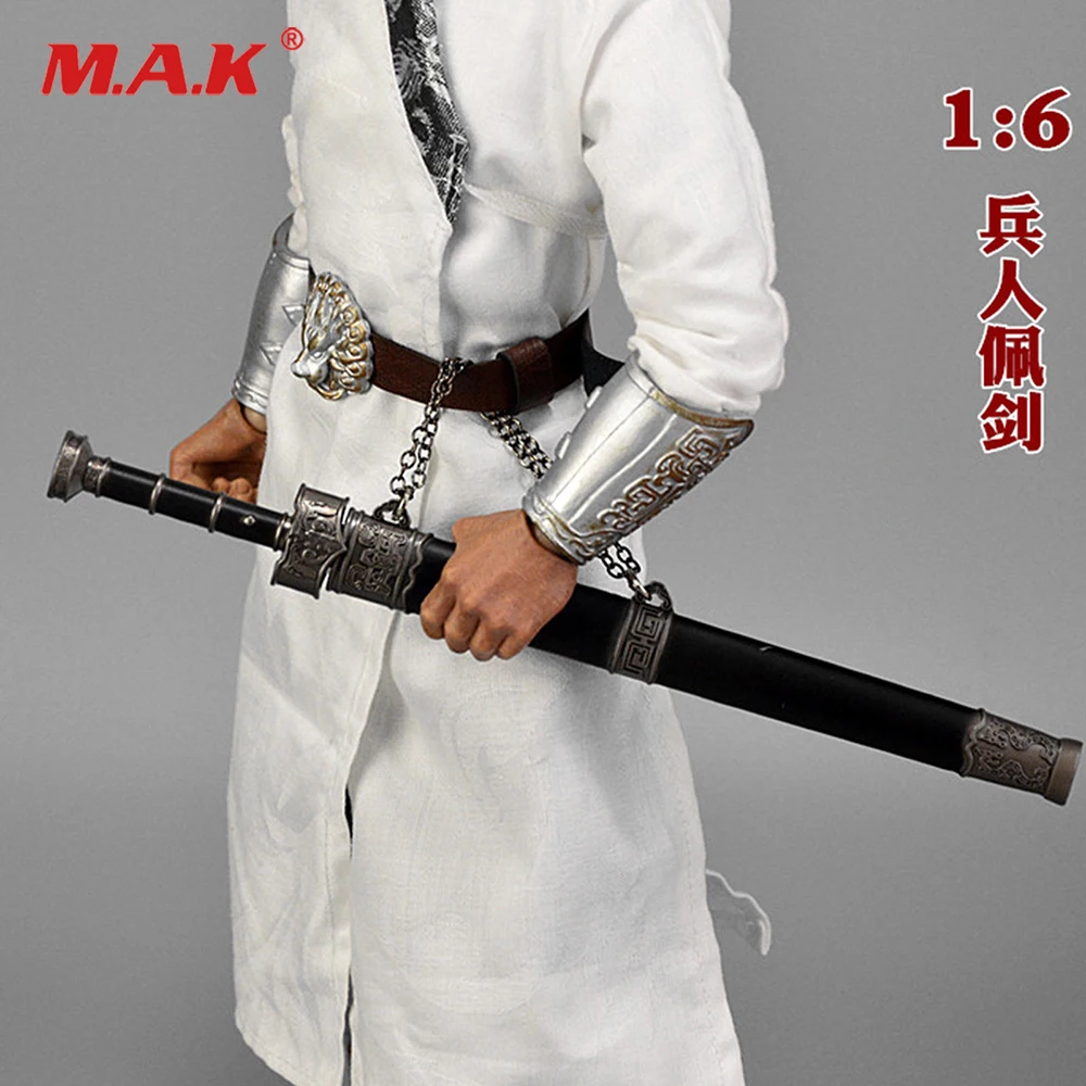 

1/6 Scale Action Figure Accessories Ancient Weapon model Sword Scabbard Toy The Kings of Yue/Qin Sabre Sword Weapon Model Toy