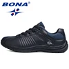 BONA New Style Men Casual Shoes Lace Up Hand Made Microfiber Men Shoes Comfortable Flat Shoes Men Soft Light Fast Free Shipping ► Photo 3/6