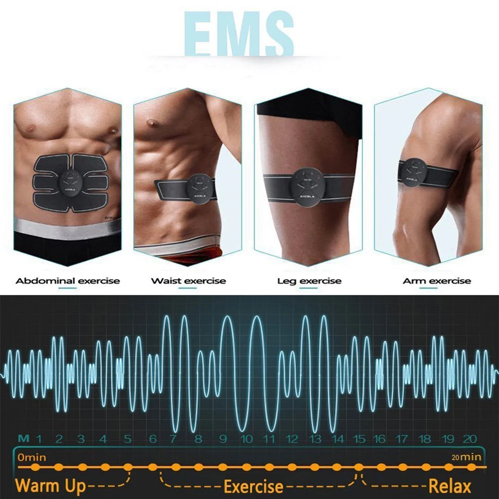 Брюшной Мышцы Фитнес Бодибилдинг электрический стимулятор мышц приспособление для тренировки мышц пресса Тренер Пояс для похудения