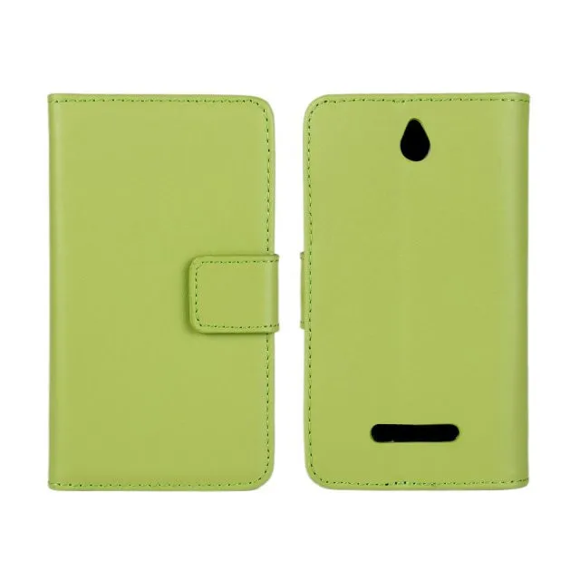 Sony Xperia E Dual C1605 Genuine Wallet Case 08