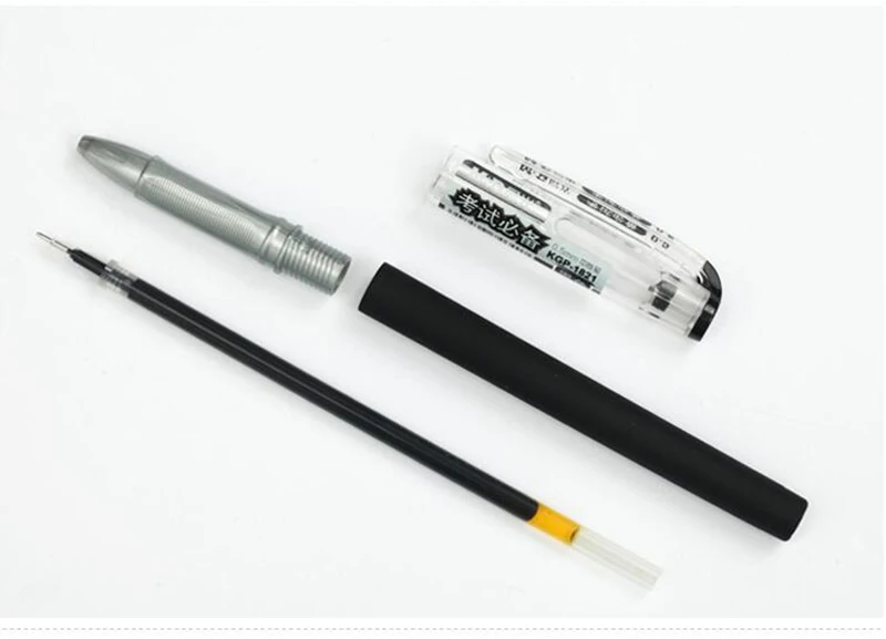 Утренний осмотр требуется 0,5 мм Бренд гелевая чернильная ручка тестовая ручка синий или черный 12 шт./компл. KGP-1821 необходимые нейтральные ручки для экзамена